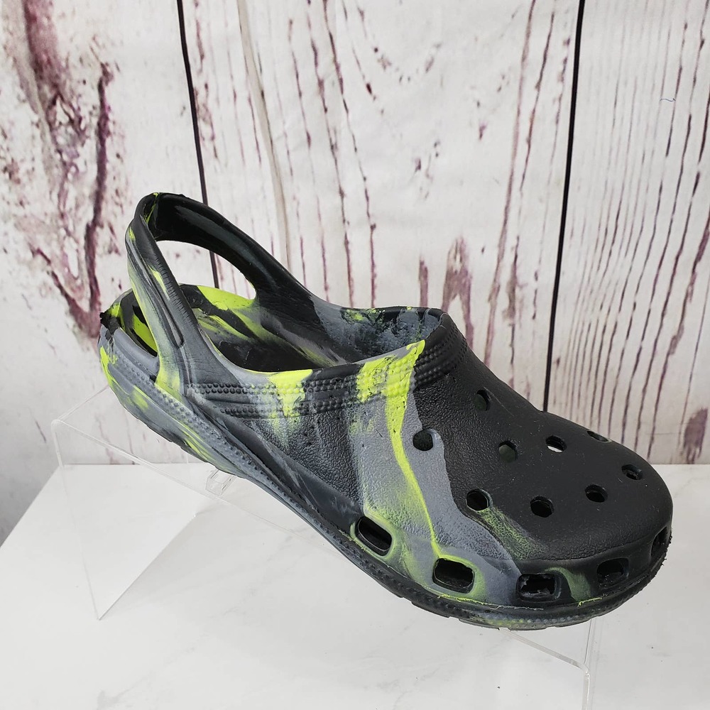 Athletech Clogs Sandals Toddler Size 1 Camouflage Rubber Black